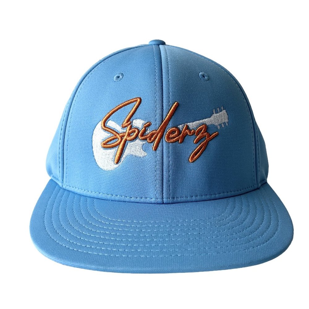 SPIDERZ Sports Light Blue Baseball Cap Hat Richardson Flex Fit Size LG/XL - Picture 1 of 7